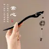 Grampo de cabelo de flor de magnólia, grampo de cabelo de estilo antigo, acessório de cabelo Hanfu, acessório de cabelo de cheongsam para mulheres, grampo de metal com pérola e franja, grampo de cabelo de jade