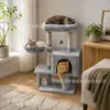 Eres bienvenido a visitar la fábrica en cualquier momento. El rascador de terciopelo de cuatro capas para gatos está en stock y se envía rápidamente. Es fácil de limpiar, resistente a los arañazos y no suelta pelo.