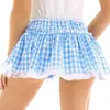 Falda de Uniforme Oktoberfest de Comercio Exterior Falda de Celebridad de Internet Falda de Cuadros Fresca y Dulce Falda de Pastel de Halloween