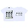 Verano Nuevo Erd Rico Segunda Generación Retrato Graffiti Casual Camiseta de Manga Corta para Hombre y Mujer Wdw Holgada Americana High Street Camiseta