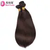 Peruca de Cabelo Liso Chocolate Real Cor Castanha 2# Cabelo Humano Remy Liso