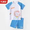 Roupa de Banho Infantil Meninos Dividida Proteção Solar Roupa de Banho 2025 Novo Verão Meninos Bebê Roupa de Banho Profissional para Treinamento
