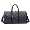 Bolso de Viaje Transfronterizo de Cuero PU, Bolso de Viaje de Negocios para Hombre, Gran Capacidad, Bolso de Viaje de Cuero Suave de Gama Alta para Entrenamiento y Fitness