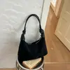 Bolso tipo Dumpling Transfronterizo para Mujer 2026 Nuevo de Gran Capacidad para el Trabajo Bolso de Mujer de Ante Bolso de Hombro de Moda para Estudiante Universitario