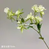 Flor de garra de gato artificial con tallos largos, diseño de flor colgante, dinámica y única, adecuada para fotografía de bodas, flores artificiales al por mayor