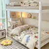 2026 Nuevo Modelo Cama de Estudiante Algodón Puro Estampada Litera para Dormitorio de Estudiantes Juego de Tres o Cuatro Piezas
