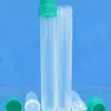 Frasco pequeño de 5 ml para polvo medicinal, tubo de ensayo con tapa de rosca, ampolla de solución madre, pp, esencia, cosméticos, rellenado