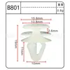 Parachoques de coche guardabarros guardabarros hebilla moldura de puerta forro panel de puerta hebilla forro de moldura de puerta hebilla