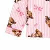 Temu Europa Comércio Exterior Temporada Primavera/Outono 2026 Pijamas Femininos Temporada Primavera/Outono Manga Longa Desenho Ursinho Roupa de Casa