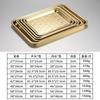 Plato Cuadrado Profundo Estilo Japonés de Acero Inoxidable 304 Plato de Cena Base Plana Cuadrada Cuenco para Freír Plato para Barbacoa Bandeja para Té Bandeja