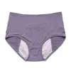 Ropa Interior Menstrual de Cintura Alta para Mujer de Comercio Exterior, Ultradelgada, Transpirable, Pantalones Menstruales sin Costuras, Talla Grande, Antibacteriana, Anti-Exposición Ropa Interior para Mujer