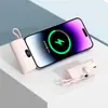 Carga de Emergencia Transfronteriza Inalámbrica Cápsula Power Bank Mini Compacto Portátil Carga Rápida Suministro de Energía Móvil Logo Impreso