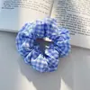 Scrunchie de rede de renda de bolinhas novo estilo coreano com um toque vintage e sofisticado, adequado para rabos de cavalo, um acessório de cabelo para meninas