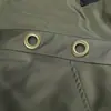 Chamarra de Algodón con Capucha y Cuello de Piel Zuo Shandiaobao para Hombre, Cálida de Invierno, Estilo Callejero Americano, Anillo de Metal, Ropa de Abrigo Tipo Piloto de Algodón