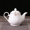 Vajilla de Cerámica Traje de Mesa de Hotel Plato para Huesos Cuenco con Alas Cuchara de Sopa Plato para Servilletas Adornos de Mesa de Hotel Taza de Té Platillo