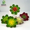 Simulación planta suculenta súper grande tamaño pequeño suculenta bonsái planta verde flor de plástico en maceta micro paisaje con pared vegetal