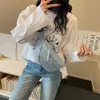 2026 Nueva Moda Casual Simple Bolso de Pecho de Mezclilla para Mujer, Bolso Ligero tipo Dumpling con Adorno de Pedrería, Bolso Cruzado, Bolso Pequeño Versátil