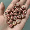 Retenção de cor espaçador contas de cerâmica pulseira material diy pulseira de contas espaçadoras acessórios pulseira furo grande ábaco contas de cerâmica lote a granel