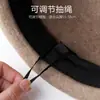 Sombrero de Pescador para Mujer de Lana Pequeño Sombrero de Cubeta de Lana Otoño e Invierno Japonés Versátil Casual Sombrero de Copa Pequeño de Castor a la Moda Borde Rizado Sombrero de Vuelta