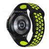 Compatible con Samsung Galaxy Watch6 5, hebilla inversa, correa bicolor, correa de silicona Nike clásica.