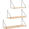 Estante de almacenamiento de pared para pasillo al por mayor, estante colgante de pared nórdico de madera, estante de almacenamiento de pared de madera maciza, partición para sala de estar doméstica