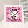 Animación de Dibujos Animados Nueva Pintura de Diamantes Kuromi DIY Juguetes de Pintura de Diamantes Hechos a Mano para Niños con Marco de Fotos Mesa Regalo