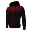Sudadera de lunares estilo europeo y americano 2026 para hombre, chaqueta deportiva casual para fitness con cremallera para hombre/Otoño-Invierno