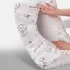 Funda de almohada desechable universal para viaje, hotel, vagón cama de tren de alta velocidad, hospital, funda de almohada de látex