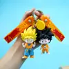 Lindo Colgante Nuevo para Mochila Escolar de Estudiante Dragon Ball Accesorios de Llavero de Personaje de Dibujos Animados Intercambio de Puntos de Ciudad Arcade