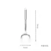 Espátula de acero inoxidable, cucharón para sopa, espátula para freír, espumadera, juego de cucharas de cocina caseras engrosadas, utensilios de cocina con aislamiento térmico antiquemaduras, venta al por mayor de utensilios de cocina
