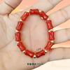 Barraca de ponto cênico vendendo joias feitas à mão com miçangas imitação de jade contas de barril pulseira de vidro atacado masculino e feminino este ano pulseira