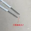 Manivela de Emergência para Porta de Garagem Elétrica Porta de Rolo Motor Tubular Tipo Universal Cabeça Reta Soquete Hexagonal Manípulo de Manivela para Falta de Energia
