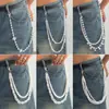 Cadena de Pantalón Punk Retro Transfronteriza Europea y Americana con Micro Adornos, Joyería Decorativa de Cintura de Pantalón Elegante Personalizada con Perlas de Imitación