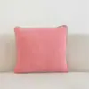 Funda de Almohada para Respaldo de Sofá Estilo Nórdico Hogar Almohada de Color Sólido Simple Moderna Sala de Estar Ribete de Pana de Gama Alta