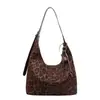 Bolso tote grande de moda coreana 2026, estilo niche retro, un bolso de hombro versátil con un toque de alta gama