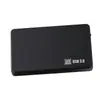 Carcasa externa para disco duro móvil de 2.5 pulgadas USB 3.0 para portátil SATA serie unidad de estado sólido SSD sin tornillos