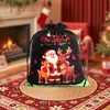 Nuevo Set de Bolsas de Regalo de Navidad Bolsa con Cordón para Dulces de Fiesta Bolsa con Cordón de Terciopelo Hollandés de Navidad En Stock