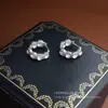 Brincos Fogos de Artifício com Zircônia Microincrustada para Mulheres, Brincos Florais Modernos e Versáteis, Brincos com Design de Franja, Brincos Estilo Europeu e Americano