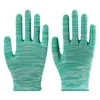Guantes de Nylon Rayados de Calibre 13, Resistentes a la Suciedad, Transpirables, Guantes de Trabajo, Protección Laboral, Resistentes al Desgaste, Elásticos, Para Conducir, Protección Solar, Guantes Unisex