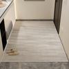 Tapete de entrada simples para porta de casa resistente ao desgaste antiderrapante luxo leve tapete de entrada avançado Tapete de porta de veludo de cristal