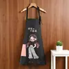 Nuevo Delantal Impermeable para Mujer de Celebridad de Internet, Cocina a Prueba de Aceite, Lindo, Creativo, para Uso en Casa, Delantal Personalizado, Moderno para el Trabajo