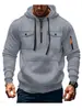 Sudadera con capucha para hombre de otoño e invierno, nueva, de importación, estación independiente de Amazon, informal, moderna, con cremallera, sudadera con capucha