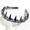 Diadema de Moda Estilo Coreano Lujo Ligero Envuelto en Pedrería Diadema de Malla Brillante de Gama Alta con Dientes para Salir y Accesorios Firmes para el Cabello