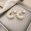 Brincos de Pérola Dupla Uso, Luxo Leve e Modernos, Estilosos de Nicho, Versáteis, Elegantes e de Alto Padrão para Mulheres