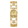 El Set de Relojes con Incrustaciones de Diamantes Dorados Más Vendido de Medio Oriente, Europa y América, Reloj para Mujer + Múltiples Cajas de Regalo de Joyería, Disponible en Stock para Suministro Directo