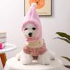 Petcircle Círculo para Mascotas Ropa para Perros y Gatos de Petcircle Suministros para Mascotas Otoño e Invierno Nuevo Suéter Rosa Trenzado