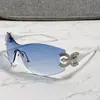 Óculos de sol europeus e americanos com armação grande, óculos de sol personalizados à prova de UV, óculos de sol com rede de pérolas para a internet