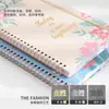 Caderno Espiral Floral Estilo Ins com Elástico, Caderno de Estudante, Logo Personalizável, Atacado, Portátil A5