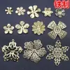 Hierro flor de cuatro pétalos flor de cinco pétalos flor de seis pétalos flor de diez pétalos flor de ciruelo redonda flor de cerezo copo de nieve de diamante pieza de flor diy
