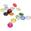 Botões Jidah Botões Costurados à Mão DIY Botões de Cristal Transparente Coloridos Botões de Gema Botões para Suéteres Botões Vintage